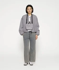 bomber jacket pinstripe