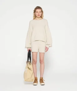 boucle knit sweater