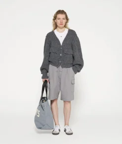 chunky knit cardigan