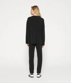 cropped jogger scuba