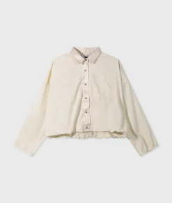 cropped smoking blouse