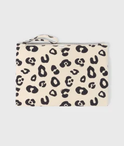padded pouch leopard