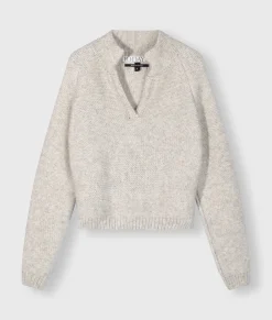 polo knit sweater