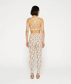 sporty bra leopard