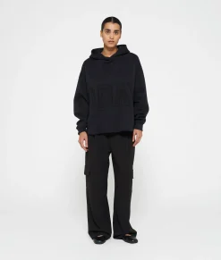 statement hoodie pearls
