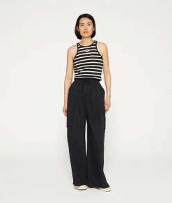 tank top rib stripes