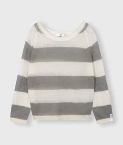 thin knit sweater stripes