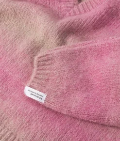 v-neck sweater gradient knit