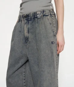 wide pants flowy denim
